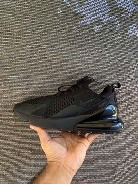 Men's Nike Air Max 270 Black/Black-Black